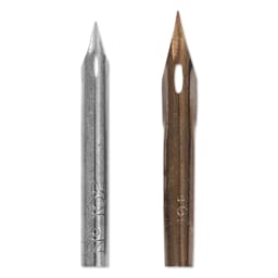 Speedball Hunt Crowquill Pen Nibs - #102 Crowquill and #108 Litho Hawk Quill, nibs
