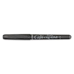 Manuscript CalliCreative Italic Marker - Metallic Sliver, 2.5 mm, Medium Point with cap on