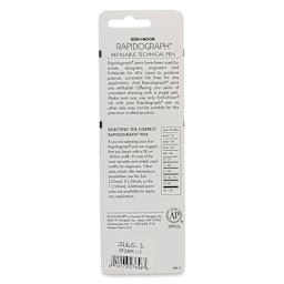 Koh-I-Noor Rapidograph Pen - 1, 0.50 mm Tip back of package