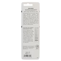 Koh-I-Noor Rapidograph Pen - 2.5, 0.70 mm Tip back of package