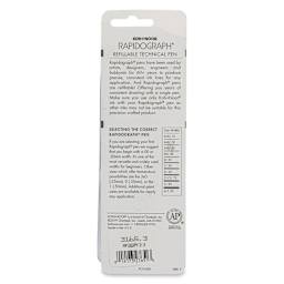 Koh-I-Noor Rapidograph Pen - 3, 0.80 mm Tip back of package