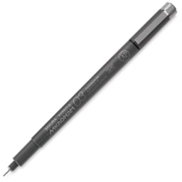 Sakura Microperm Pens - Angled view of uncapped .35 tip Pen