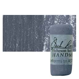 Richeson Soft Handrolled Pastel - Grey GY44, pastel and swatch