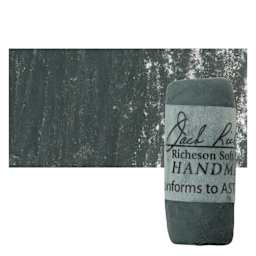 Richeson Soft Handrolled Pastel - Grey GY47, pastel and swatch
