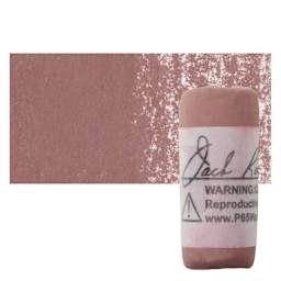 Richeson Soft Handrolled Pastel - Earth Red ER8, pastel and swatch