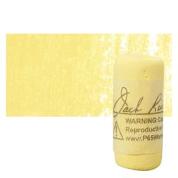 Richeson Soft Handrolled Pastel - Yellow Y14, pastel and swatch