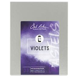 Richeson Soft Handrolled Pastels - Violets, Set of 33 - front of packaging