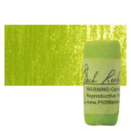 Richeson Soft Handrolled Pastel - Green G3, pastel and swatch