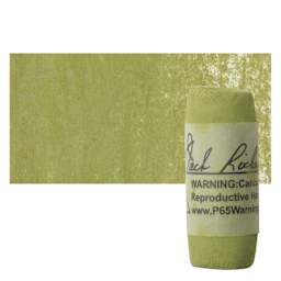 Richeson Soft Handrolled Pastel - Earth Green EG13, pastel and swatch