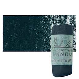 Richeson Soft Handrolled Pastel - Turquoise Green TG23, pastel and swatch