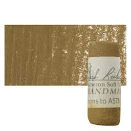 Richeson Soft Handrolled Pastel - Earth Brown EB29, pastel and swatch