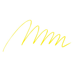 Tombow Fudenosuke Brush Pen - Yellow swatch