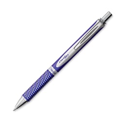 EnerGel Retractable Gel Pen - Purple pen shown at angle