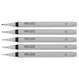 Winsor & Newton Fineliner - Black, Set of 5, out of packaging