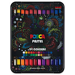 Posca Wax Pastels - Set of 24 - front of packaging