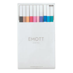 Uni Emott Fineliners - Set of 10, Set 2 (front of package)