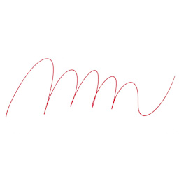 Uni Emott Fineliner - Red swatch