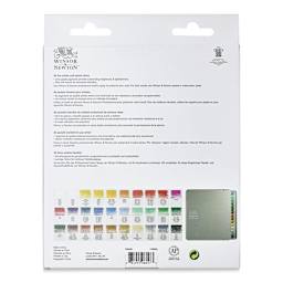 Winsor & Newton Soft Pastel Set - Set of 30, Back Of Package