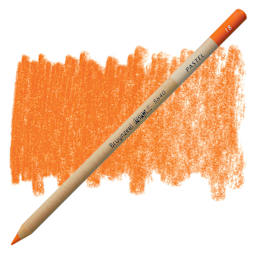 Bruynzeel Design Pastel Pencil - Permanent Orange 18 pastel pencil and swatch