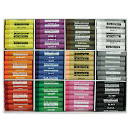Blick Essentials Oil Pastel Sets - Class Pack of 432, contents