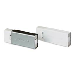 Blackwing Handheld Eraser with Grey Holder, and with White Holder