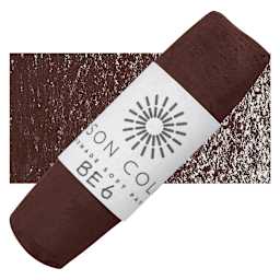 Unison Large Soft Pastel - Brown Earth 6 pastel and swatch