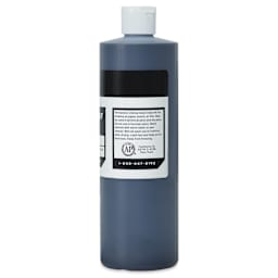 Blick Black Cat Waterproof India Ink - Pint, label showing usage