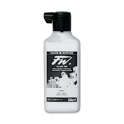 Daler-Rowney FW Acrylic Water-Resistant Artists Ink - 6 oz, White