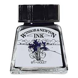 Winsor & Newton Drawing Ink - Violet, 14 ml