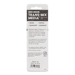 Koh-I-Noor Trans-Mix Media Brilliant Ink - 3/4 oz, Prussian Blue