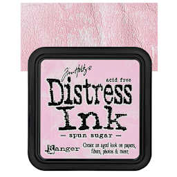 Ranger Distress Ink Pad - Spun Sugar pad and swatch
