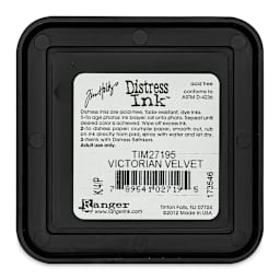 Back of Ranger Distress Ink Pad - Victorian Velvet