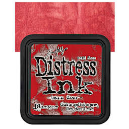 Ranger Distress Ink Pad - Barn Door pad and swatch