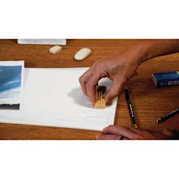 General's Factis Art Gum Eraser, erasing pencil marks