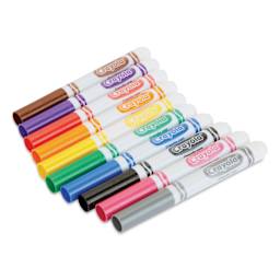 Crayola Broad Line Markers - Set of 10, Classic Colors, contents