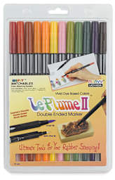 Set of 12 Markers - Front of blister package of Garden Colors