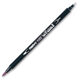 Le Plume Marker - Single angled Marker with both ends uncapped
