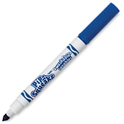 Crayola Pip-Squeaks Washable Markers - Single Blue Skinnies marker shown at angle