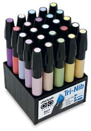 Chartpak Ad Markers - Pastel Colors, Set of 25