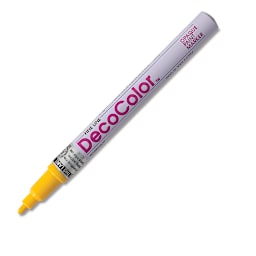 Decocolor Paint Marker - Yellow, Fine Tip