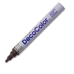 Decocolor Paint Marker - Dark Brown, Broad Tip