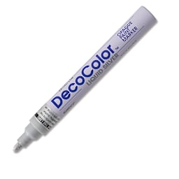 Decocolor Paint Marker - Silver, Broad Tip