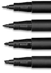 Staedtler Lumocolor Permanent Markers - Closeup of different tips available