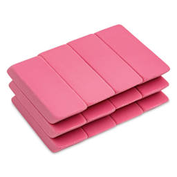 Soft Pink Beveled Eraser - Medium, Pack of 12
