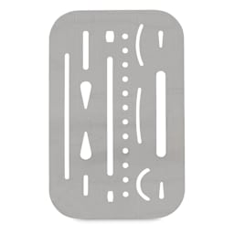 Westcott Erasing Shield - Top view of Shield