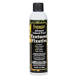 Advanced Colored Pencil Fixatives - Front of 9 0z bottle of Textured Fixative