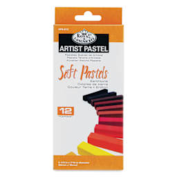Royal & Langnickel Soft Pastel Set - Set of 12, Earth Tones, front of packaging