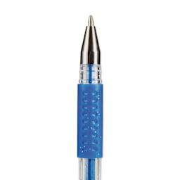 Kingart Studio Gel Pens - Set of 80, Glitter and Glitter Neon Colors, close-up of a single pen