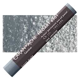 Caran d’Ache Neoart 6901 Pastel - Slate Grey, pastel and swatch
