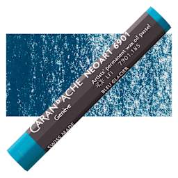 Caran d’Ache Neoart 6901 Pastel - Ice Blue, pastel and swatch